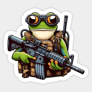 Tactical Frog Sticker